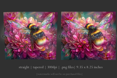 Animal Tumbler Wrap, Bumble Bee and Flowers Tumbler Wrap, t9 Product Image 3