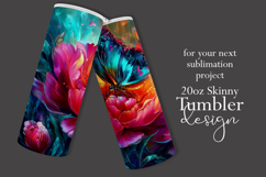 Animal Tumbler Wrap, Butterfly and Flowers Tumbler Wrap t1 Product Image 2