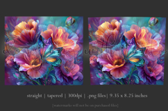 Animal Tumbler Wrap, Butterfly and Flowers Tumbler Wrap t12 Product Image 3