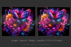 Animal Tumbler Wrap, Butterfly and Flowers Tumbler Wrap t2 Product Image 3