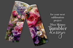 Animal Tumbler Wrap, Butterfly and Flowers Tumbler Wrap t26 Product Image 2