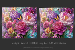 Animal Tumbler Wrap, Butterfly and Flowers Tumbler Wrap t27 Product Image 3