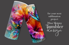 Animal Tumbler Wrap, Butterfly and Flowers Tumbler Wrap t30 Product Image 2