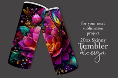 Animal Tumbler Wrap, Butterfly and Flowers Tumbler Wrap t5 Product Image 2