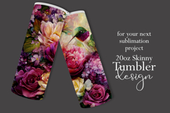 Animal Tumbler Wrap, Hummingbird Flowers Tumbler Wrap, t16 Product Image 2