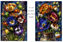 Floral Backgrounds, 12x18 Beautiful Flower Backgrounds, s1 Product Image 2
