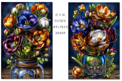 Floral Backgrounds, 12x18 Beautiful Flower Backgrounds, s1 Product Image 3