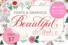 Beautiful Font &amp; Graphics Bundle Product Image 1
