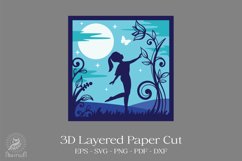 Beautiful Girl 3D Light Box Product Image 3