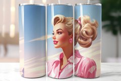 Pink Tumbler Design|Blonde Girl Wearing Sunglasses Product Image 3