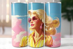 Pink Tumbler Design|Blonde Girl Wearing Sunglasses Product Image 4