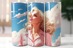 Pink Tumbler Design|Blonde Girl Wearing Sunglasses Product Image 4