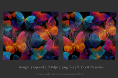 Animal Tumbler Wrap, Colorful Butterflies Tumbler Wrap, t1 Product Image 3