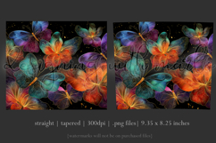 Animal Tumbler Wrap, Colorful Butterflies Tumbler Wrap, t12 Product Image 3