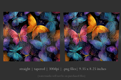 Animal Tumbler Wrap, Colorful Butterflies Tumbler Wrap, t2 Product Image 3