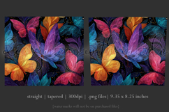 Animal Tumbler Wrap, Colorful Butterflies Tumbler Wrap, t3 Product Image 3