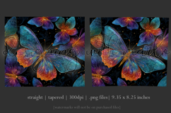 Animal Tumbler Wrap, Colorful Butterflies Tumbler Wrap, t5 Product Image 3