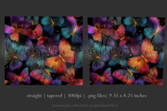 Animal Tumbler Wrap, Colorful Butterflies Tumbler Wrap, t7 Product Image 3