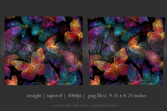 Animal Tumbler Wrap, Colorful Butterflies Tumbler Wrap, t8 Product Image 3