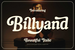 Vintage Bold Font Billyand Product Image 1