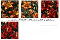 Lily Wind Spinner | Sublimation Lily Flowers Wind Spinners Product Image 3