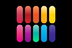 Beautiful multicolor gradient collection vector Product Image 2