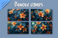 Beautiful orange flowers. Background, Wallpaper. Product Image 2