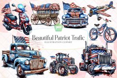 Beautiful Patriot Traffic Sublimation Bundle Product Image 1
