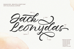 Ramashynta - Beautiful Script Font Product Image 2