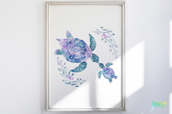 Beautiful Sea Turtles Clipart Product Image 5