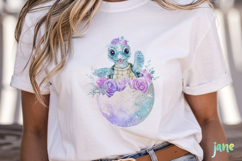 Beautiful Sea Turtles PNG Bundle Clipart Product Image 3