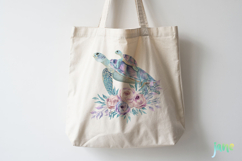 Beautiful Sea Turtles PNG Bundle Clipart Product Image 5