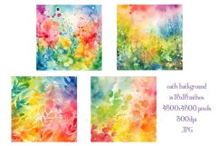 Spring Watercolor Papers, Spring 15x15 Watercolor Papers. s3 Product Image 2