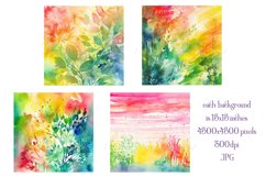 Spring Watercolor Papers, Spring 15x15 Watercolor Papers. s4 Product Image 2