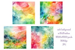 Spring Watercolor Papers, Spring 15x15 Watercolor Papers. s1 Product Image 2