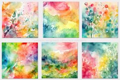 Spring Watercolor Backgrounds, Spring 15x15 Watercolor Paper Product Image 2