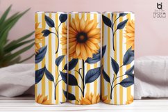 Beautiful Sunflower Pattern Sublimation Tumbler Design Product Image 10