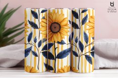 Beautiful Sunflower Pattern Sublimation Tumbler Design Product Image 12