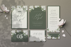 beautiful wedding card invitation with roses flower Product Image 1