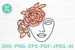 Beautiful Woman SVG