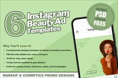 6 Instagram Beauty Ad Templates Product Image 1