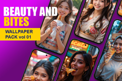 BEAUTY AND BITES Wallpaper Pack Vol.01 Product Image 1