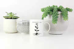 Floral Line Art Clipart | Wildflower SVG, PNG, EPS. Product Image 4