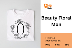 Beauty Floral Mon Monogram Product Image 1