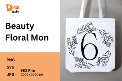 Beauty Floral Mon Monogram Product Image 1