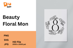 Beauty Floral Mon Monogram Product Image 1