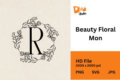 Beauty Floral Mon Monogram Product Image 1