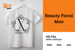 Beauty Floral Mon Monogram Product Image 1