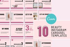 Beauty Instagram Carousel Template | Canva Carousel Post Product Image 2