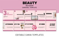 Beauty Instagram Carousel Template | Canva Carousel Post Product Image 3